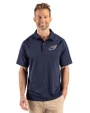 Philadelphia Eagles Americana - Cutter & Buck Prospect Recycled Featherlight Stretch Mens Big & Tall Sport Polo Navy Blue Front