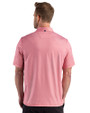 Chicago Cubs Stars & Stripes Cutter & Buck Pike Recycled Lattice Print Mens Big & Tall Polo Red Back