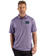 Arizona Diamondbacks City Connect- Cutter & Buck Pike Recycled Lattice Print Mens Polo College Purple Front
