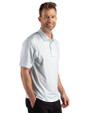 San Francisco Giants Mono Cutter & Buck Pike Recycled Fern Print Mens Polo Fresh Mint Side