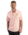 Houston Astros Cutter & Buck Pike Recycled Fern Print Mens Polo College Orange Front