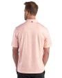 Houston Astros Cutter & Buck Pike Recycled Fern Print Mens Polo College Orange Back