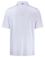 Tampa Bay Rays Mono Cutter & Buck Pike Recycled Fern Print Mens Polo Atlas Light Blue Mannequin Back