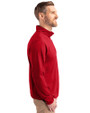 Philadelphia Eagles Americana - Cutter & Buck Virtue Recycled Featherlight Pique Mens Quarter Zip Pullover Red Side
