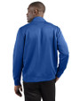 Ellsworth Clique Lift Solution-dyed Performance Unisex Half Zip Sweatshirt Royal Blue Back