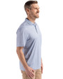 Philadelphia Eagles Americana - Cutter & Buck Pike Recycled Diamond Dot Print Mens Polo Navy Blue Side