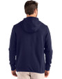 Ellsworth Clique Haven Recycled Mens Full Zip Hooded Sweatshirt Dark Navy Back