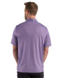 Orlando City SC Cutter & Buck Pike Recycled Lattice Print Mens Polo College Purple Back