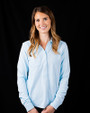 Ladies' Reach Oxford Stripe L/S Popover LSO PRO_HG 2