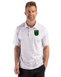Austin FC - Cutter & Buck Pike Recycled Fern Print Mens Polo Polished Medium Gray Front