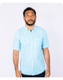 Reach Oxford Print Button Front S/S SUB_PRO_HG 1