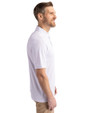Texas Tech Red Raiders College Vault Cutter & Buck Virtue Epic Confidence Recycled Pique Mens Big & Tall Polo White Side