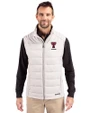 Texas Tech Red Raiders Alumni Cutter & Buck Evoke Recycled HoneycombFleece Mens Hybrid Full Zip Vest CONCRETE Front