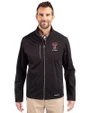 Texas Tech Red Raiders Alumni Cutter & Buck Evoke Recycled HoneycombFleece Mens Full Zip Jacket Black Front