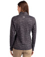 Texas Tech Red Raiders Alumni Cutter & Buck Traverse Recycled Smooth Stretch Womens Camo Quarter Zip Pullover Black Back
