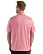 Cincinnati Bengals Americana Cutter & Buck Pike Recycled Lattice Print Mens Polo Red Back