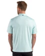 Miami Dolphins Mono Cutter & Buck Pike Recycled Lattice Print Mens Polo Fresh Mint Back