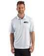 Seattle Seahawks Mono Cutter & Buck Pike Recycled Fern Print Mens Polo Fresh Mint Front