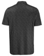 Cleveland Browns Historic Cutter & Buck Pike Recycled Fern Print Mens Polo Black Mannequin Back