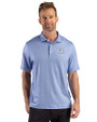 Kentucky Wildcats Alumni Cutter & Buck Pike Recycled Lattice Print Mens Polo Tour Blue Front