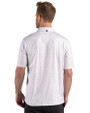 UConn Huskies - Cutter & Buck Pike Recycled Fern Print Mens Polo Polished Medium Gray Back