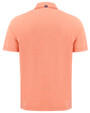 Cutter & Buck Virtue Recycled Heathered Featherlight Pique Mens Pocket Polo College Orange Heather Mannequin Back