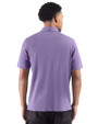 Cutter & Buck Virtue Recycled Heathered Featherlight Pique Mens Pocket Polo College Purple Heather Back