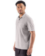 Cutter & Buck Virtue Recycled Heathered Featherlight Pique Mens Pocket Polo Polished Heather Side