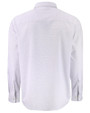 Cutter & Buck Skyline Windowpane Recycled Long Sleeve Button Down Mens Dress Shirt Elemental Grey Mannequin Back