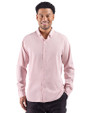 Cutter & Buck Skyline End on End Recycled Long Sleeve Mens Dress Shirt  Red Front