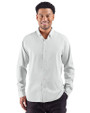 Cutter & Buck Skyline End on End Recycled Long Sleeve Mens Dress Shirt  Solitare Front