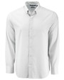 Cutter & Buck Skyline End on End Recycled Long Sleeve Mens Dress Shirt  Solitare Mannequin