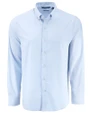 Cutter & Buck Skyline End on End Recycled Long Sleeve Mens Big & Tall Dress Shirt  Atlas Light Blue Mannequin