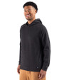 Cutter & Buck Drift Epic Versatility Recycled Textured Knit Mens Hooded Pullover Black Side