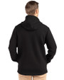 Northwestern Wildcats- Cutter & Buck Roam Recycled Buttery-Soft Knit Mens Full Zip Hooded Jacket Black Back