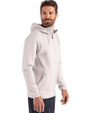 Northwestern Wildcats- Cutter & Buck Roam Recycled Buttery-Soft Knit Mens Full Zip Hooded Jacket Solitare Side