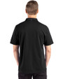 Northwestern Wildcats- Cutter & Buck Advantage Refresh Recycled Cotton-Blend Pique Mens Big & Tall Polo Black Back