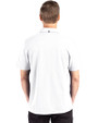 Northwestern Wildcats- Cutter & Buck Advantage Refresh Recycled Cotton-Blend Pique Mens Big & Tall Polo White Back