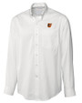Baltimore Orioles Cutter & Buck Epic Easy Care Fine Twill Mens Long Sleeve Dress Shirt White Mannequin