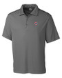 Chicago Cubs Cutter & Buck Northgate CB DryTec Short Sleeve Big & Tall Polo Elemental Grey Mannequin