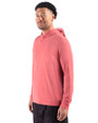 San Francisco 49ers Rivalries Cutter & Buck Adapt Recycled Soft Knit Stripe Mens Hooded Pullover Cardinal Red Heather Side