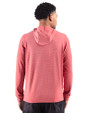 San Francisco 49ers Rivalries Cutter & Buck Adapt Recycled Soft Knit Stripe Mens Hooded Pullover Cardinal Red Heather Back