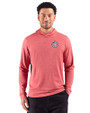 Tennessee Titans Americana -  Cutter & Buck Adapt Recycled Soft Knit Stripe Mens Hooded Pullover Cardinal Red Heather Front