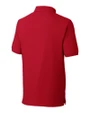 Chicago Cubs Cutter & Buck Advantage Eco Tri-Blend Pique Mens Big and Tall Polo Red Mannequin Back
