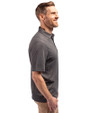 Texas Tech Red Raiders Cutter & Buck Forge Recycled Four-Way Stretch Mens Big & Tall Polo Dark Black Heather Side