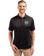 Alabama State Senate Cutter & Buck Forge Recycled Four-Way Stretch Mens Big & Tall Polo Black Front