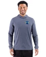 Philadelphia Phillies City Connect Cutter & Buck Adapt Recycled Soft Knit Stripe Mens Hooded Pullover Navy Blue Heather Front
