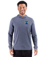 Philadelphia Phillies City Connect Cutter & Buck Adapt Recycled Soft Knit Stripe Mens Hooded Pullover Navy Blue Heather Front