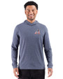 Arizona Diamondbacks Stars & Stripes Cutter & Buck Adapt Recycled Soft Knit Stripe Mens Big & Tall Hooded Pullover Navy Blue Heather Front