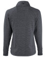 Orlando City SC Cutter & Buck Adapt Recycled Soft Knit Stripe Womens Quarter Zip Pullover Black Heather Mannequin Back